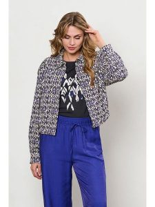 &Co Woman Kurtka "Paloma" w kolorze czarno-niebieskim rozmiar: XXL. Czarne kurtki &Co Woman, xxl, bez wzorów, bez kaptura. Za 419,69 zł.