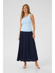 Kaffe Top w kolorze błękitnym rozmiar: M. Niebieskie topy Kaffe, m, bez wzorów, bez kołnierzyka, bez ramiączek. Za 56,99 zł.