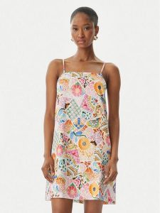 Seafolly Sukienka letnia Beach Bohème 55773-DR Kolorowy Regular Fit. Sukienki Seafolly, na lato, m, bez wzorów, z wiskozy, bez kołnierzyka, bez ramiączek. Za 509,99 zł.