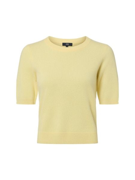 IPURI koszula z dzianiny kaszmirowej Kobiety Kaszmir żółty, XL. Żółte koszule IPURI, xl, bez wzorów, z dzianiny, bez kołnierzyka, bez ramiączek. Za 429,95 zł.