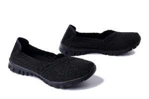 ROCK SPRING Carioca black, półbuty letnie damskie. Czarne półbuty Rock Spring, na lato, bez wzorów, bez obcasa, bez zapięcia. Za 204,90 zł.