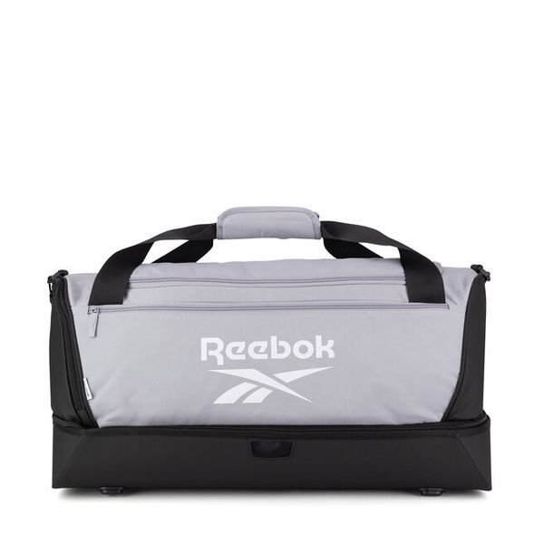 Torba sportowa Reebok. Szare torby podróżne i sportowe Reebok, bez wzorów. Za 139,99 zł.