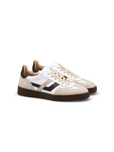 LLOYD Skórzane sneakersy w kolorze biało-beżowo-czarnym rozmiar: 39. Białe trampki LLOYD, bez wzorów, bez zapięcia. Za 303,78 zł.