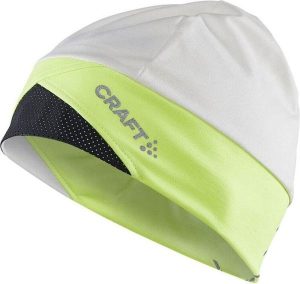 Czapka Craft Adv Lumen Fleece. Białe czapki Craft, bez wzorów, z dżerseju. Za 141,50 zł.