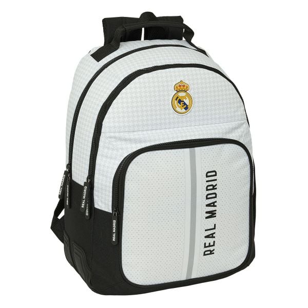 Plecak szkolny Real Madrid C.F. 24/25 Biały. Szare plecaki REAL MADRID. Za 262,90 zł.