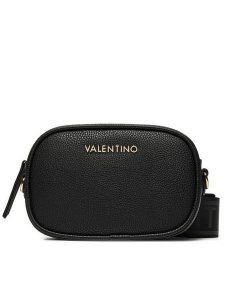 Valentino Torebka Miramar VBS7UE01 Czarny. Czarne listonoszki Valentino, bez wzorów, ze skóry, bez dodatków. Za 379,99 zł.