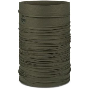 Komin na szyję - Bandana BUFF Coolnet UV® Solid. Brązowe szaliki Buff, bez wzorów. Za 89,08 zł.