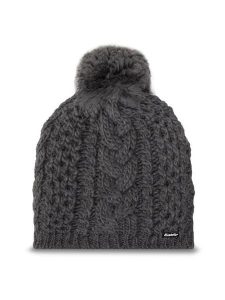 Eisbär Czapka Afra Pompn 75039 Szary. Szare czapki Eisbar, bez wzorów, z materiału. Za 129,99 zł.