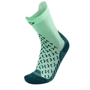 Skarpety trekkingowe kobieta Thermic Outdoor UltraCool Crew Lady wysokosc goleni. Zielone skarpetki THERM-IC, bez wzorów, z elastanu. Za 116,00 zł.