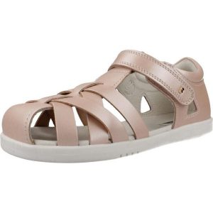 Sandały BOBUX TROPICANA II Rose. Czerwone sandały BOBUX, bez wzorów, ze skóry, bez obcasa, bez zapięcia. Za 336,99 zł.