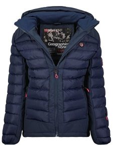 Canadian Peak Kurtka pikowana "Aurelieneak" w kolorze granatowym rozmiar: XL. Niebieskie kurtki Canadian Peak, xl, z aplikacjami, bez kaptura. Za 255,34 zł.