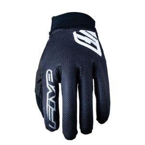 Rękawice XR-PRO - CZARNE - S/8. Czarne rękawiczki FIVE GLOVES, bez wzorów, ze skóry. Za 134,00 zł.