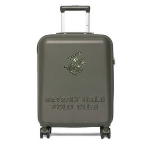 Walizka kabinowa Beverly Hills Polo Club. Brązowe walizki Beverly Hills Polo Club, bez wzorów. Za 299,99 zł.