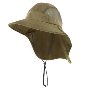 Kapelusz z ochroną na kark Viking Tatlow. Zielone kapelusze Viking, bez wzorów, sportowe. Za 129,90 zł.