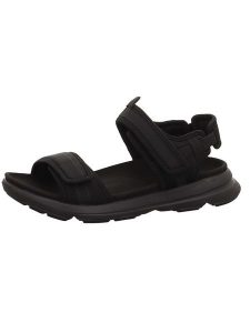 Legero Sandały "Liberty" w kolorze czarnym rozmiar: 43. Czarne sandały Legero, bez wzorów, z otwartym noskiem, bez obcasa, bez zapięcia. Za 173,99 zł.