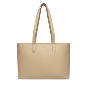 Torebka Lasocki. Brązowe torebki klasyczne Lasocki, bez wzorów, bez dodatków. Za 149,99 zł.