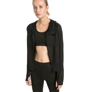 Bluza fitness damska Puma 517415 02 DryCell. Czarne bluzy Puma, bez wzorów, bez kaptura. Za 129,00 zł.