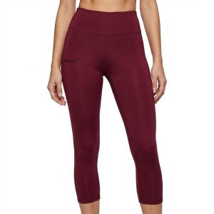 Damskie Legginsy Biegowe Stretch Kluczowe Cechy Model. Fioletowe legginsy ELPLAYER, bez wzorów, z elastanu, długie. Za 64,00 zł.