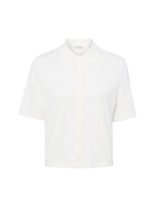 Opus Damska koszula z dzianiny - Somelli Kobiety Sztuczne włókno biały jednolity, 40. Białe koszule Opus, bez wzorów, z dzianiny, bez kołnierzyka, bez ramiączek. Za 249,95 zł.