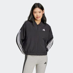 Kurtka damska ADIDAS Bomber. Kurtki ADIDAS, l, bez wzorów, z materiału, bez kaptura. Za 179,99 zł.