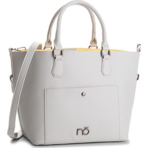 Torebka NOBO - NBAG-E0080-C019 Szary. Szare shopper bag marki NOBO, ze skóry ekologicznej. W wyprzedaży za 139,00 zł.