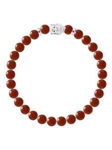 Pearline Bransoletka z kamieniem ozdobnym rozmiar: onesize. Brązowe bransoletki Pearline, z perłą, srebrne. Za 260,99 zł.