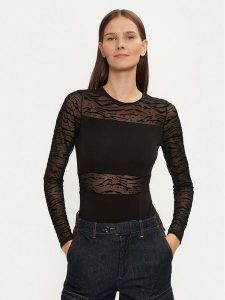 ONLY Body Niella 15333275 Czarny Slim Fit. Czarne body i gorsety ONLY, bez wzorów, z bawełny. Za 89,99 zł.