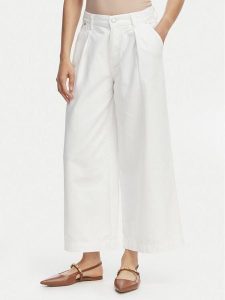 JOOP! Jeansy Enrica-C 30102760 Biały Wide Leg. Białe jeansy JOOP!, bez wzorów, z jeansu. Za 693,99 zł.