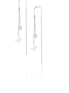 Heliophilia Srebrne kolczyki z cyrkoniami rozmiar: onesize. Szare kolczyki Heliophilia, z cyrkonią, srebrne. Za 39,99 zł.