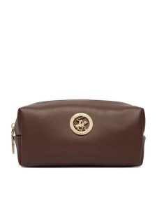 Beverly Hills Polo Club Kosmetyczka CEO-BHPC-W1-012-SS26 Brązowy. Brązowe kosmetyczki Beverly Hills Polo Club, bez wzorów, z materiału, bez dodatków. Za 69,99 zł.