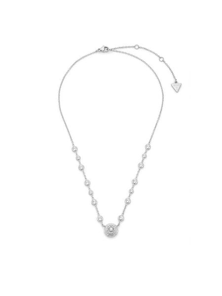 Guess Naszyjnik JUBN06 283JW Srebrny. Szare naszyjniki Guess, srebrne. Za 315,99 zł.