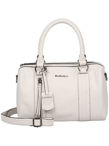 Burkely Skórzana torebka w kolorze kremowym - 17 x 28 x 12 cm rozmiar: onesize. Brązowe torebki klasyczne Burkely, bez wzorów, z materiału, przez ramię, bez dodatków. Za 292,20 zł.