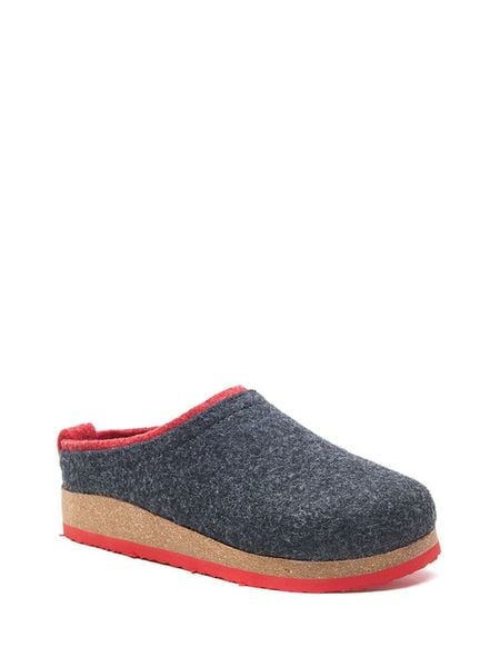 Comfortfusse Wełniane kapcie w kolorze antracytowym rozmiar: 38. Czarne kapcie Comfortfüße, bez wzorów, z materiału. Za 213,69 zł.