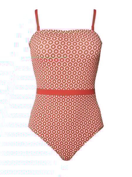 Ysabel Mora Strój kąpielowy 83093 Czerwony. Czerwone stroje jednoczęściowe ysabel mora, bez wzorów, z syntetyku. Za 259,99 zł.