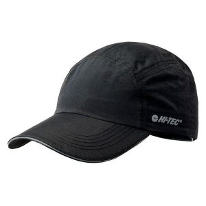 Czapka Z Daszkiem Unisex Dla Dorosłych Logo Sakato. Czarne czapki Hi-tec, bez wzorów, sportowe. Za 53,99 zł.