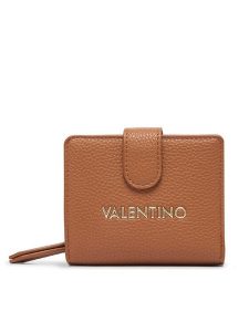 Valentino Portfel Brixton VPS7LX215 Brązowy. Brązowe portfele Valentino, bez wzorów, ze skóry. Za 229,99 zł.