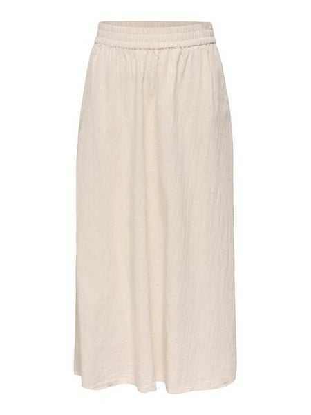 ONLY Spódnica maxi Tizana 15372613 Beżowy Regular Fit. Brązowe spódnice ONLY, l, bez wzorów, z bawełny, maxi. Za 139,99 zł.