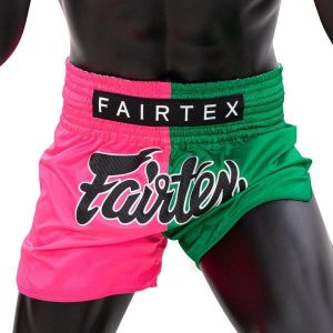 Spodenki Muay Thai Fairtex BS1911 Różowe/Zielone L. Czerwone szorty FAIRTEX, bez wzorów, sportowe. Za 279,00 zł.