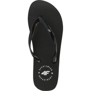 Japonki damskie KLD205 - czarny. Klapki marki 4f. Za 39,99 zł.