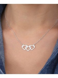 Lodie Silver Srebrny naszyjnik z cyrkoniami - dł. 45 cm rozmiar: onesize. Szare naszyjniki Lodie Silver, z cyrkonią, srebrne. Za 87,95 zł.