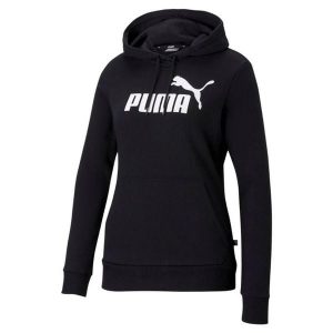 Damska Bluza Z Kapturem Z Logo ESS. Czarne bluzy Puma, l, bez wzorów, z kapturem. Za 273,99 zł.