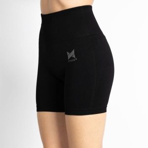 Spodenki sportowe damskie Xtreme Sportswear. Czarne spodenki sportowe XTREME SOCKSWEAR, l, bez wzorów, z elastanu, na fitness i siłownię. Za 125,82 zł.