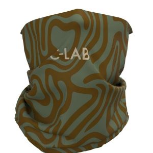 Lekki komin – khaki. Brązowe szaliki C-LAB, bez wzorów. Za 104,50 zł.