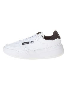 Adidas Skórzane sneakersy "Her Court" w kolorze białym rozmiar: 36. Białe trampki ADIDAS, bez wzorów, bez zapięcia. Za 197,63 zł.