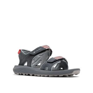 Sandały turystyczne Damskie Columbia Trailstorm Hiker 2. Szare sandały Columbia, bez wzorów, bez obcasa, bez zapięcia. Za 277,99 zł.