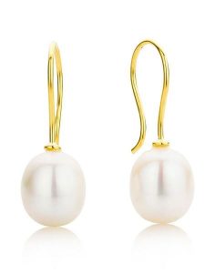 Diamant Exquis Złote kolczyki z perłami rozmiar: onesize. Białe kolczyki Diamant Exquis, z perłą, złote. Za 337,41 zł.