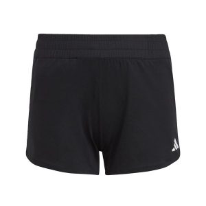 AEROREADY 3-Stripes Knit Shorts. Białe szorty ADIDAS, bez wzorów, z materiału, eleganckie. Za 139,00 zł.