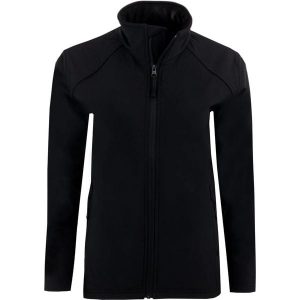 Damska kurtka Softshell Uniwear w kolorze czarnym. Czarne kurtki WOMEN'S BEST, s, bez wzorów, z softshellu, bez kaptura. Za 214,99 zł.