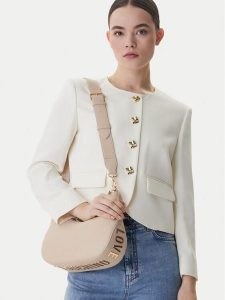 LOVE MOSCHINO Torebka JC4018PP1OLT0110 Écru. Białe torebki klasyczne LOVE MOSCHINO, bez wzorów, ze skóry, bez dodatków. Za 664,99 zł.