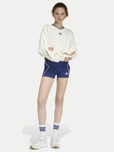 Adidas Bluza Stadium JZ1074 Biały Loose Fit. Białe bluzy ADIDAS, s, bez wzorów, z bawełny, bez kaptura. Za 299,99 zł.